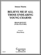 BELIEVE ME IF ALL THOSE ENDEARING YOUNG CHARMS BRASS QUINTET P.O.D. cover